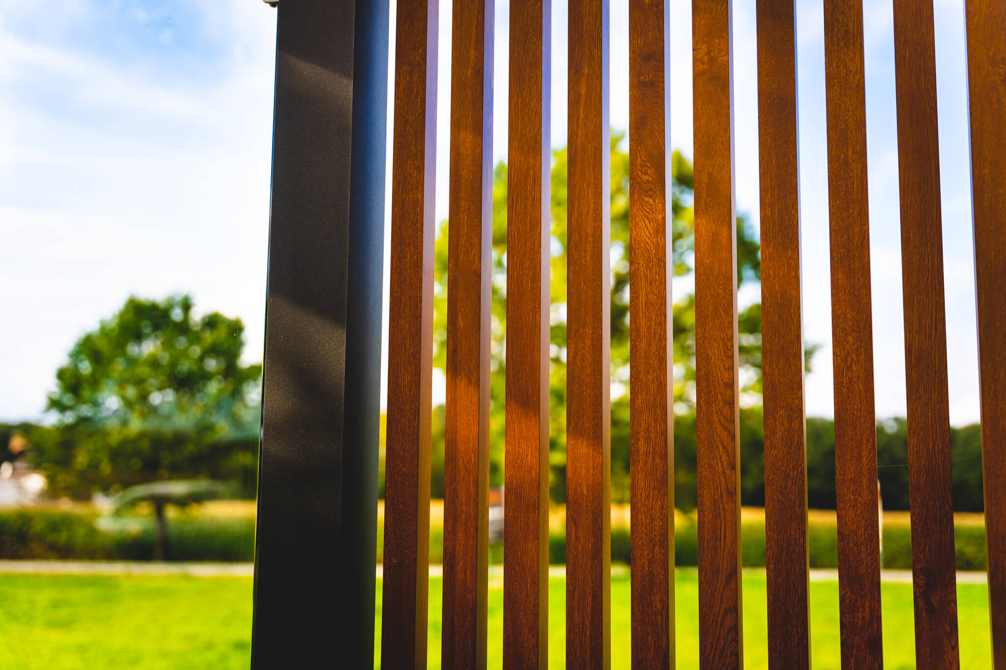 Aluminium terrace pergola