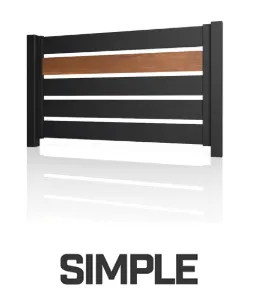 Entrance gates Simple