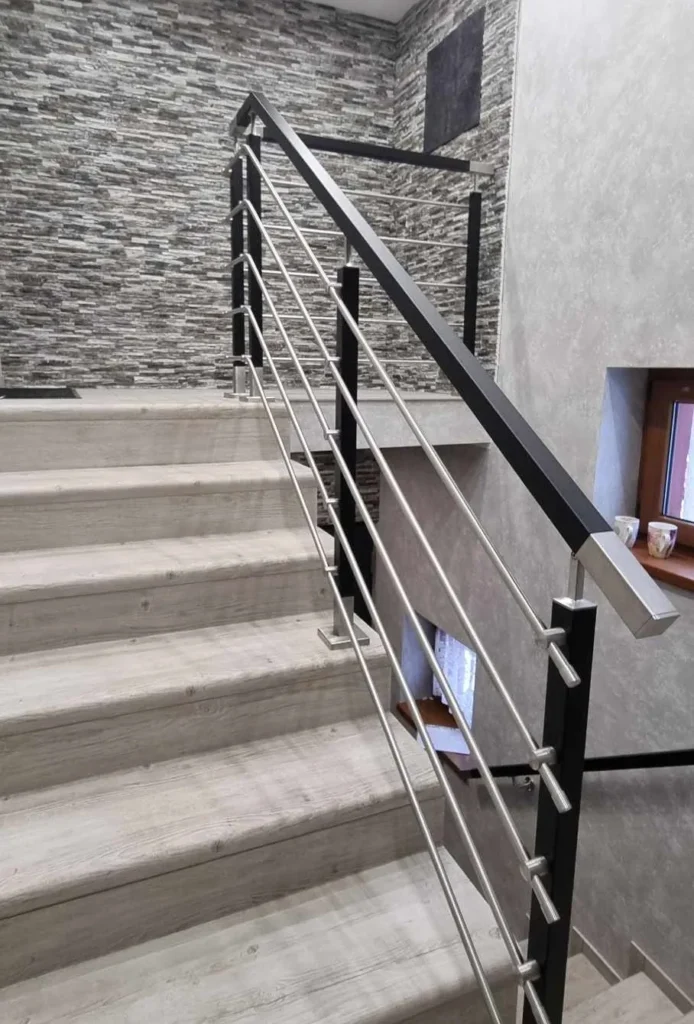 Interior stair railings