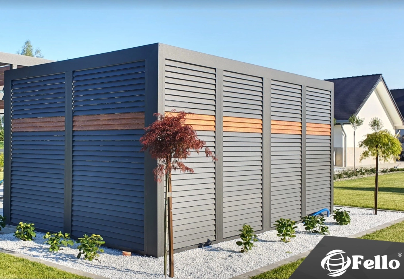 Mozgathato aluminium terrace blinds