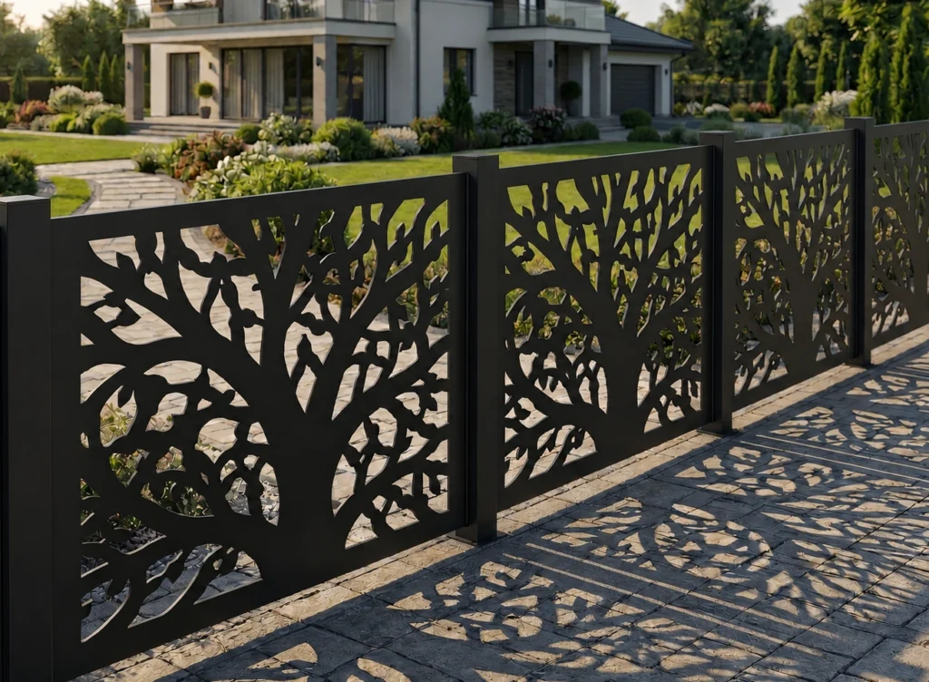 Laser cut fence panels Fello