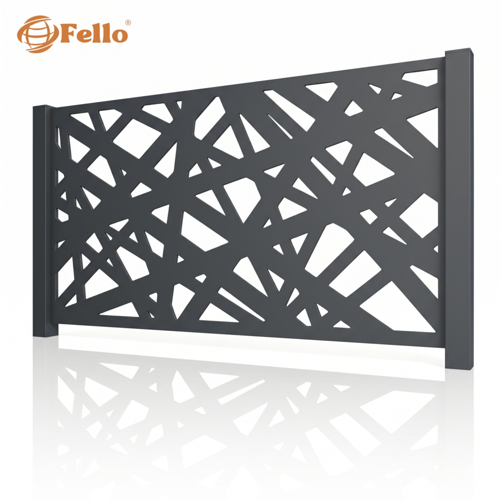 Laser cut fences patterns