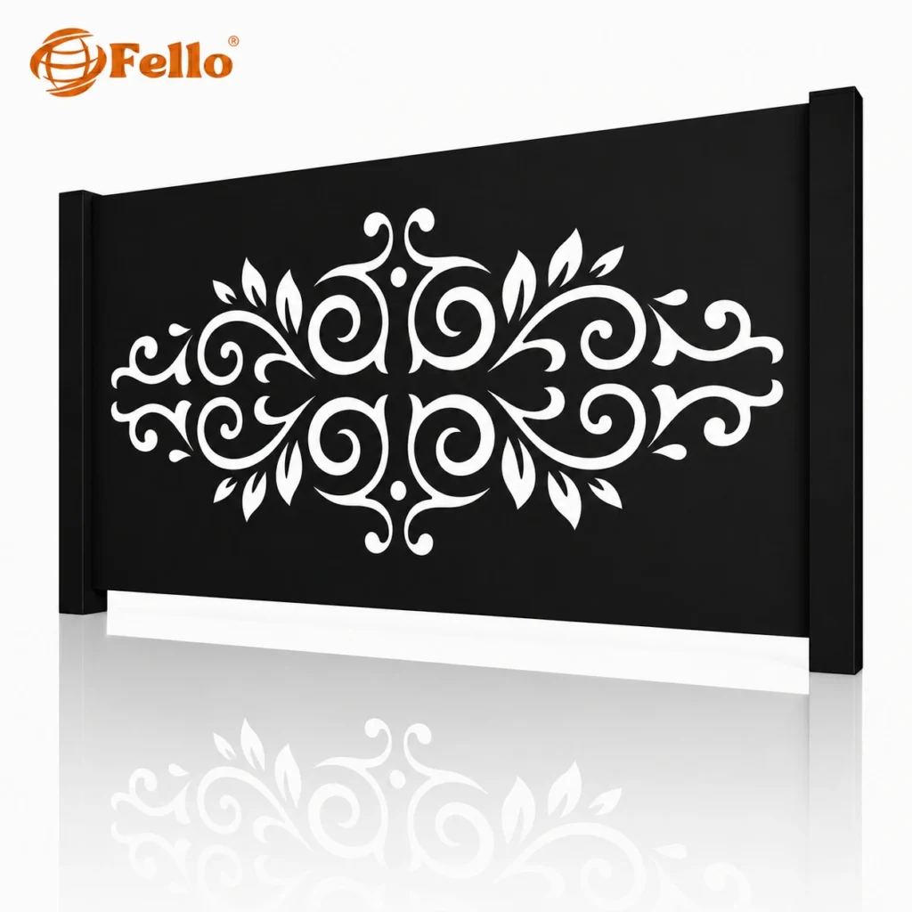 Laser cut panelek