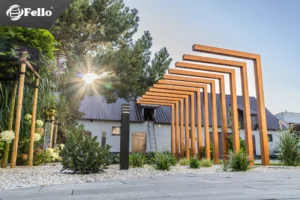 Structure made of aluminium profiles Fello
